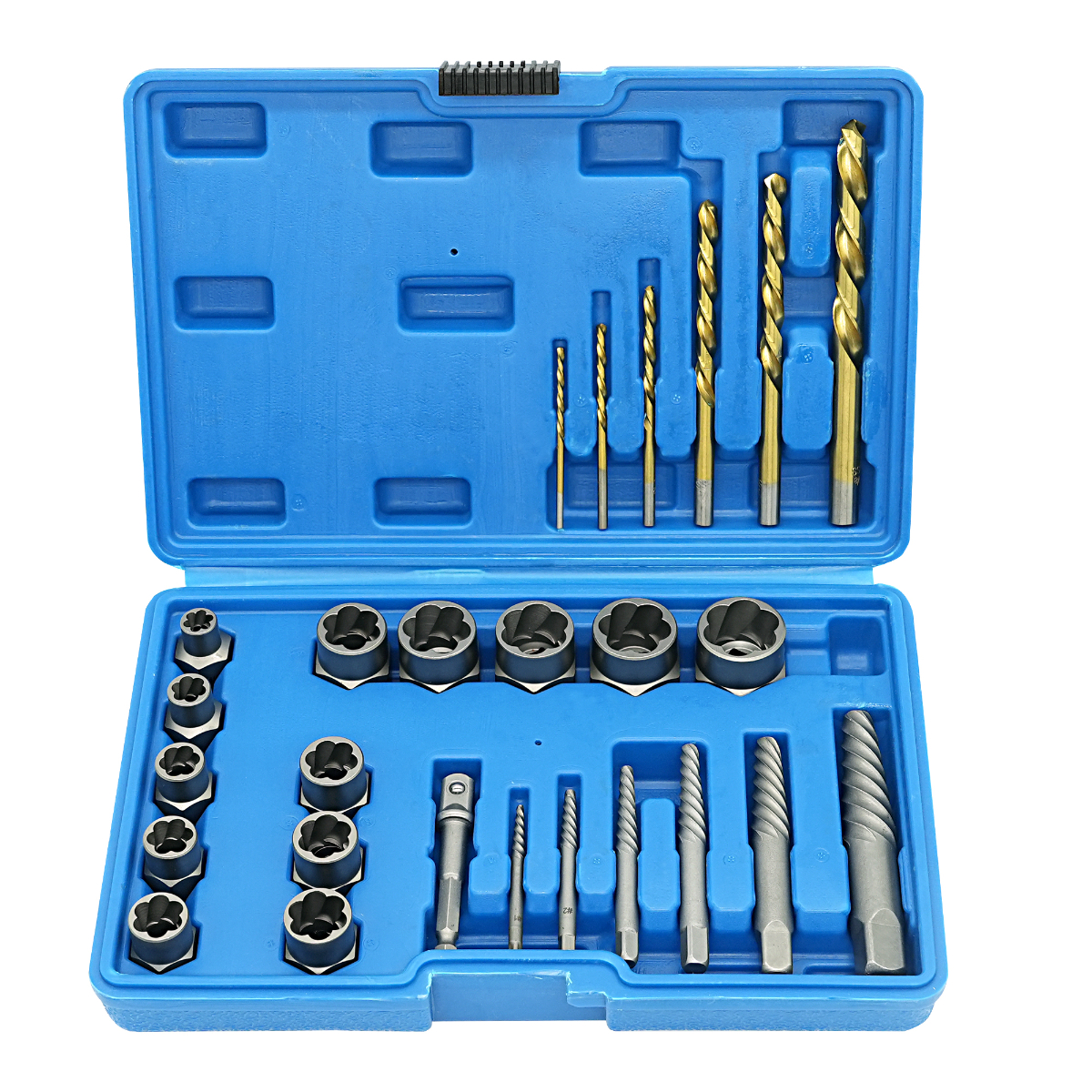 26PCS CR-MO SGREW EXTRACTOR+DRILL BIT SET